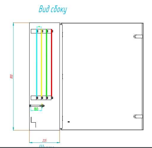 Щит проходной 400А