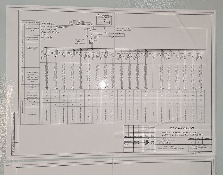 Щит ВРУ ЩЭС24-140-1