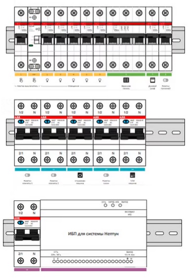 Схемы автоматических выключателей